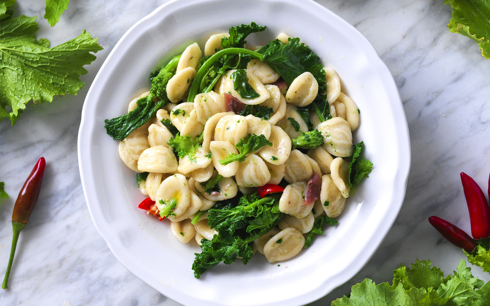 Una ricetta tipica pugliese orecchiette con cime di rapa Nobili Terre Italiane