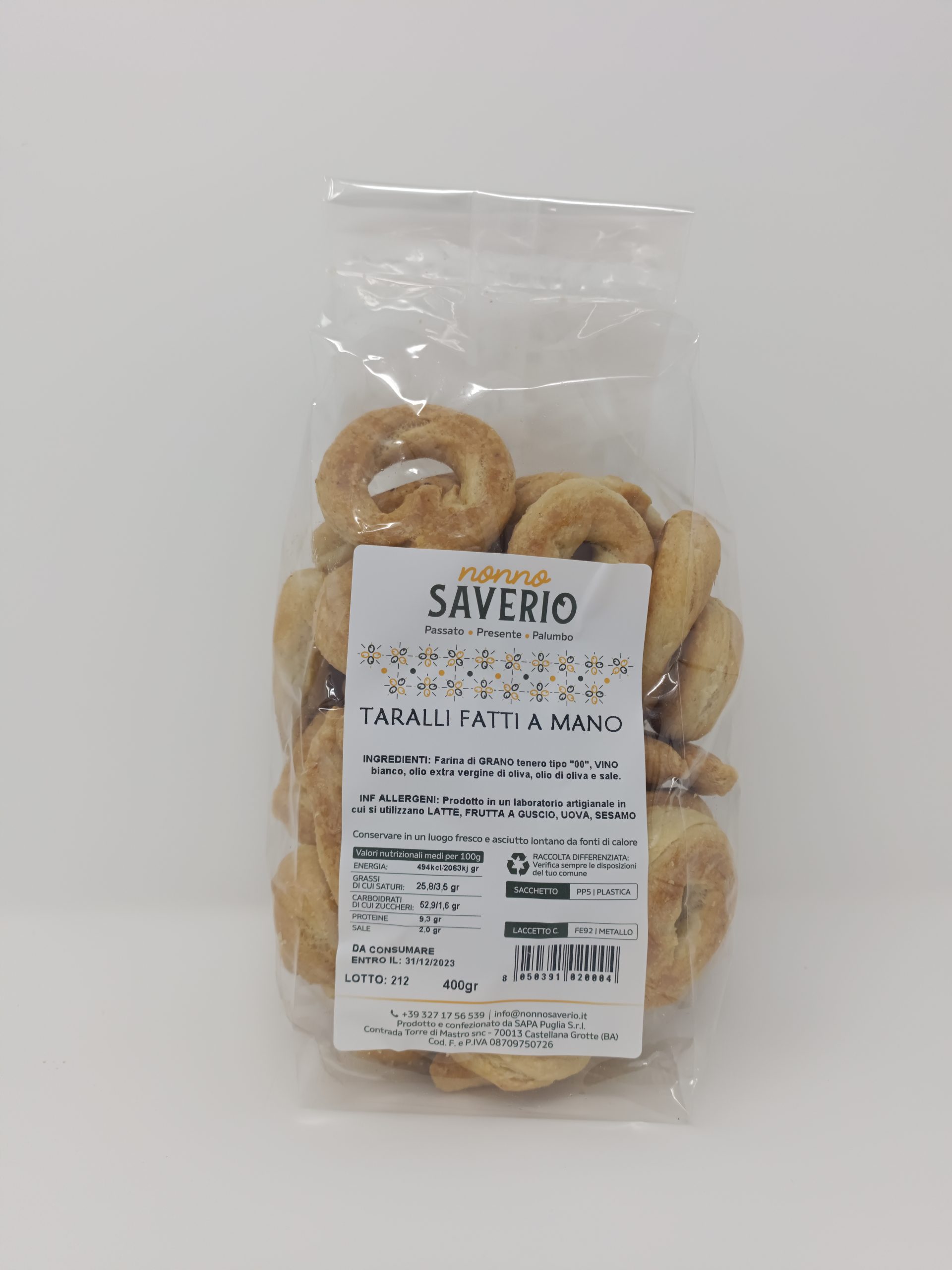 TARALLI E PASTE ARTIGIANALI